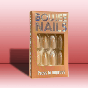 X Marks the… | Press on Nails | Glitter Finish