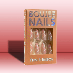 Hypnotic Gal | Press on Nails | White Swirls