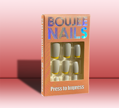 Fun Tips | Press on Nails | Yellow Tips Combo