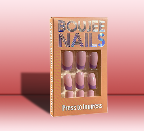 Fun Tips | Press on Nails | Lilac Tips Combo