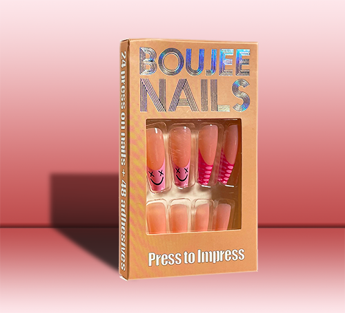 This is Fun | Press on Nails | Pinks