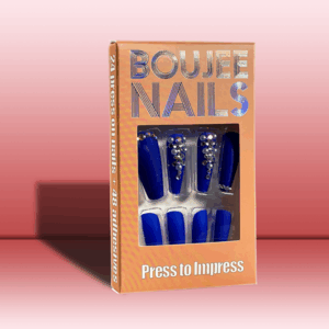 Not Just Iconic | Press on Nails | Detailed Blue