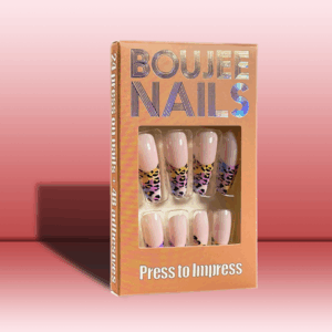 Coloured Instinct | Press on Nails | Animal Print