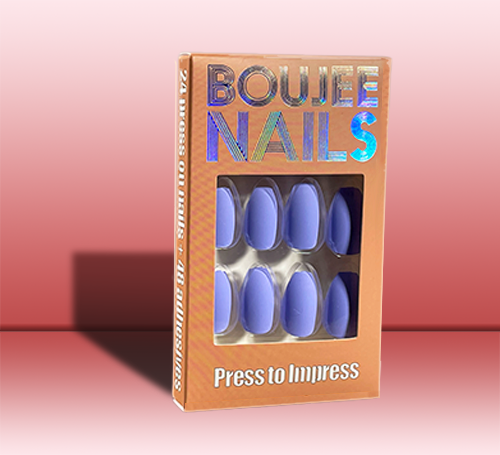 Check Please | Press on Nails |  Matte Lilac
