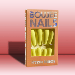 Just a Simple Girl | Press on Nails |  Yellow