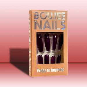 Just a Simple Girl | Press on Nails |  Deeper Red