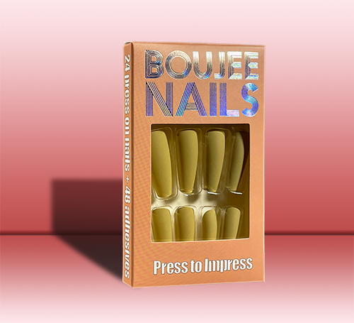 Just a Simple Girl | Press on Nails |  Beige