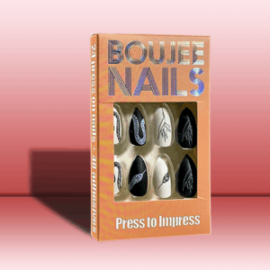 Chromatica  | Press on Nails | Black and White Print